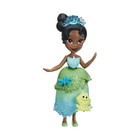 Hasbro Мини-кукла Disney Princess "Маленькое королевство" Тиана, 7,5 см