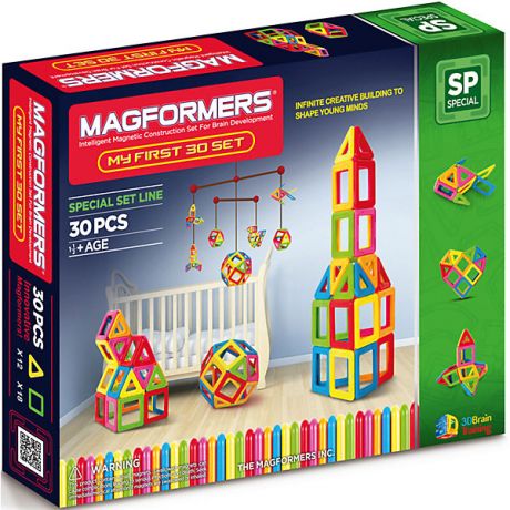 MAGFORMERS Магнитный конструктор "My First Magformers 30", MAGFORMERS