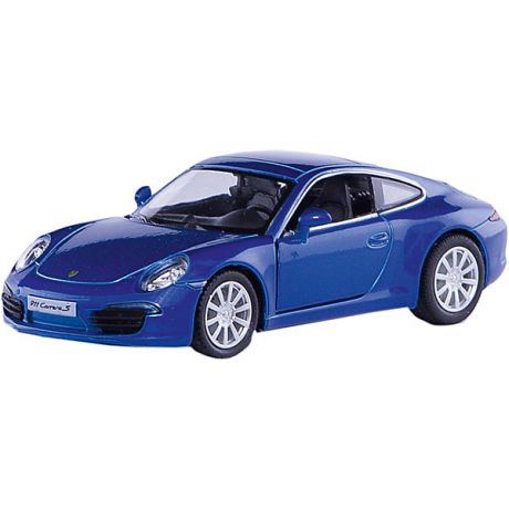 RMZ City Металлическая машинка RMZ City "Porsche 911 Carrera S" 1:32, синий металлик