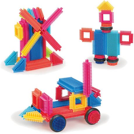 Battat Конструктор игольчатый в коробке, 36 деталей, Bristle Blocks