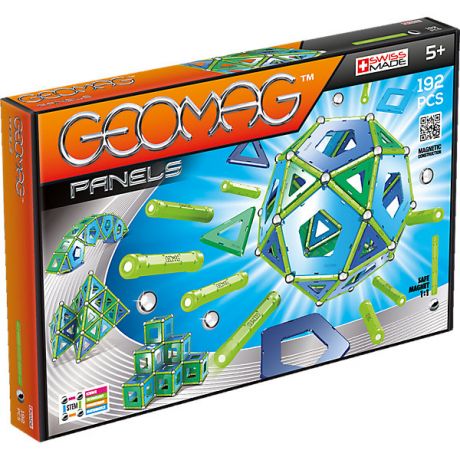 Geomag Магнитный конструктор Geomag Panels, 192 детали