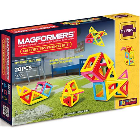 MAGFORMERS Магнитный конструктор "Tiny Friends", MAGFORMERS