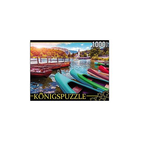 Konigspuzzle Пазл Konigspuzzle "Лодки на горном озере" 1000 элементов