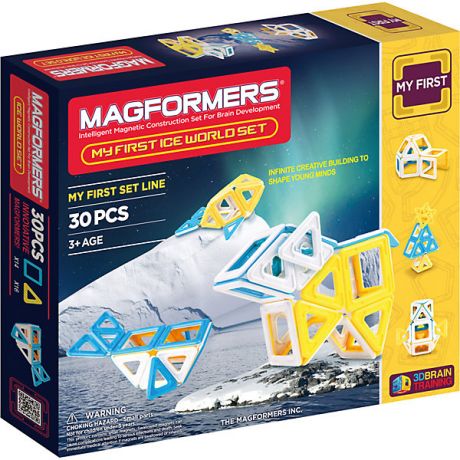 MAGFORMERS Магнитный конструктор Ice World, 30 деталей, MAGFORMERS