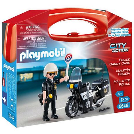 PLAYMOBIL® Конструктор Playmobil "Возьми с собой" Полиция