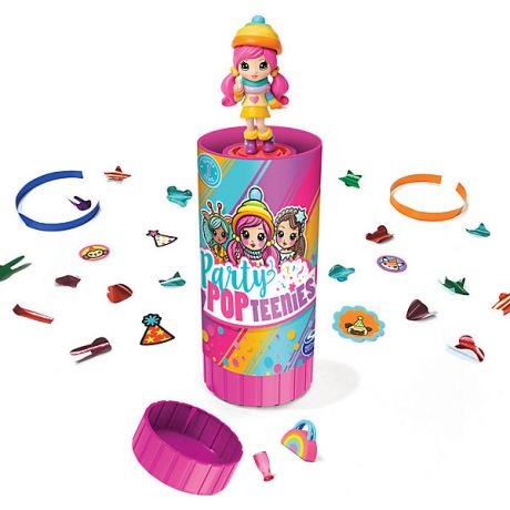 Spin Master Игровой набор Spin Master "Party Popteenies" Хлопушка с сюрпризом, 1 кукла