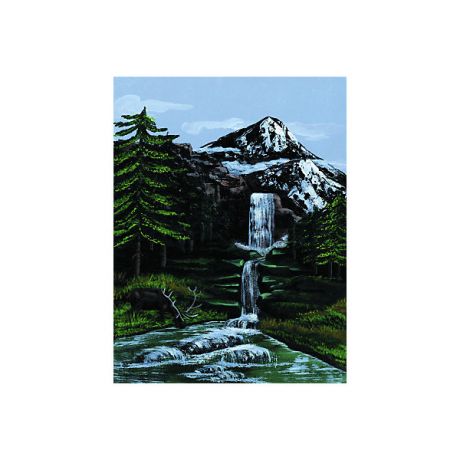 Royal&Langnickel Картина по номерам на холсте Royal&Langnickel "Горный водопад", 22х30 см