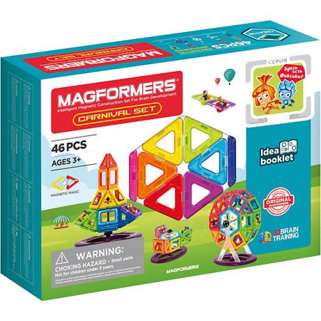 MAGFORMERS Магнитный конструктор "Набор карнавал", MAGFORMERS