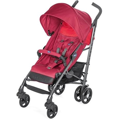 CHICCO Коляска-трость Chicco "Lite Way 3 Top" Red Berry, с бампером