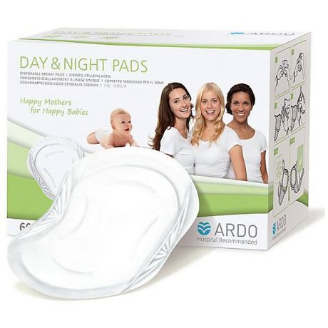 ARDO Одноразовые прокладки для бюстгальтера Ardo Day & Night Pads, 60 шт