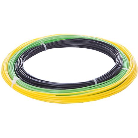 Esun Комплект ABS-пластика ESUN 1.75 мм, (черный, желтый, светло-зеленый)