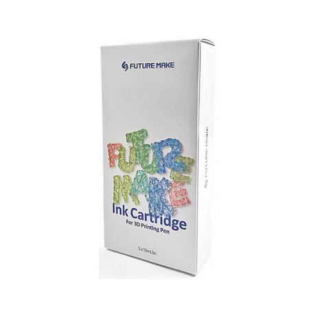 Future Make Набор картриджей для 3D ручки Future Make "Polyes PS" Микс C, 5шт