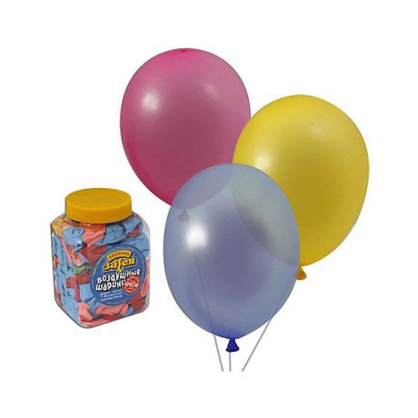 Веселая Затея Воздушные шары 10 Веселая затея 200 шт, 25 см (14 цветов пастель)