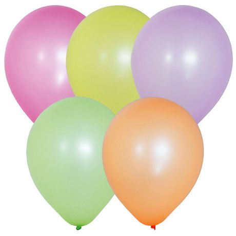 Latex Occidental Воздушные шары "Флуоресцентные" 100 шт, 10"/25 см