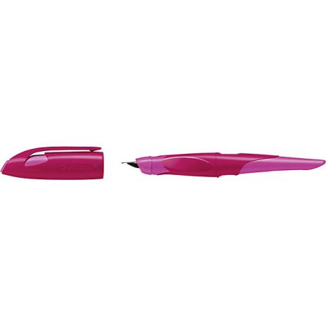 STABILO Перьевая ручка Stabilo "Easybirdy" для правшей, малиново/розовый, синий картридж