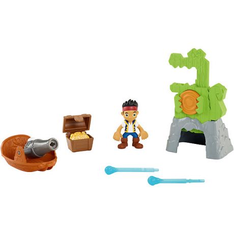 Mattel Игровой набор Fisher Price "Джейк и пираты Нетландии" Сокровища крокодила Тик-Така