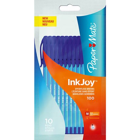 Paper mate Ручка шариковая Paper mate "Inkjoy" 10 шт., синяя