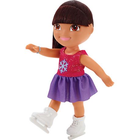 Mattel Кукла Даша-путешественница на катке, Fisher Price