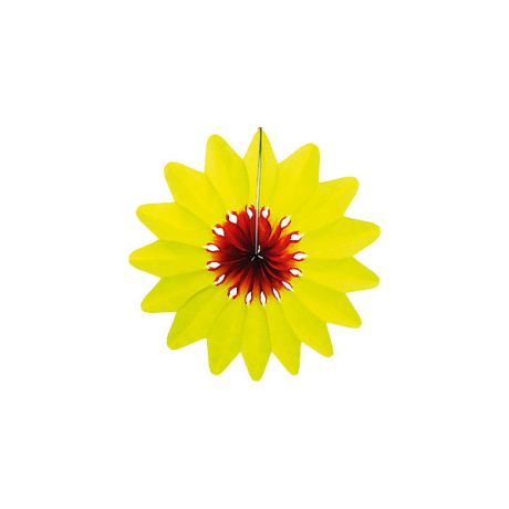 Патибум Украшение для праздника Патибум "Цветок" 36 см., жёлтый