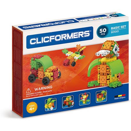 Clicformers Конструктор CLICFORMERS Basic Set 50 деталей