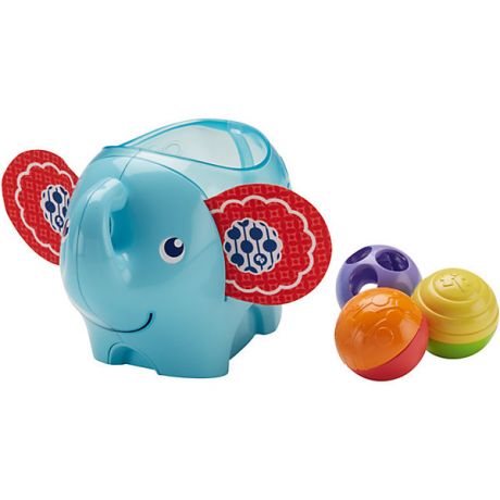 Mattel Развивающая игрушка Fisher-Price "Слоник с шариками"