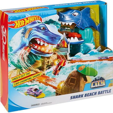 Mattel Игровой набор Hot Wheels "Сити" Схватка с акулой