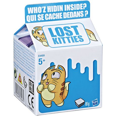 Hasbro Игровой набор Lost Kitties "Котенок в молоке", 1 фигурка 1 серии