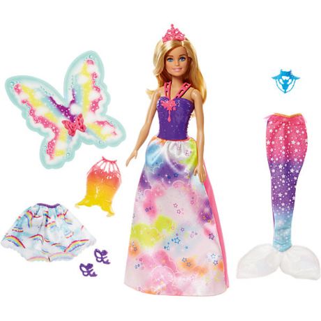 Mattel Кукла Barbie "Сказочная принцесса-фея-русалка"