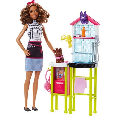 Mattel Игровой набор Barbie "Профессии", Салон для собак
