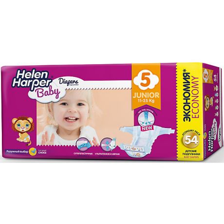 Helen Harper Baby Подгузники Junior Helen Harper Baby 11-25 кг., 54 шт.