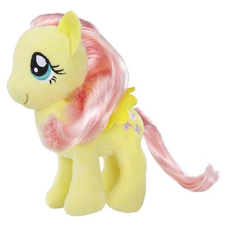 Hasbro Мягкая игрушка My little Pony "Пони с волосами" Флаттершай, 16 см