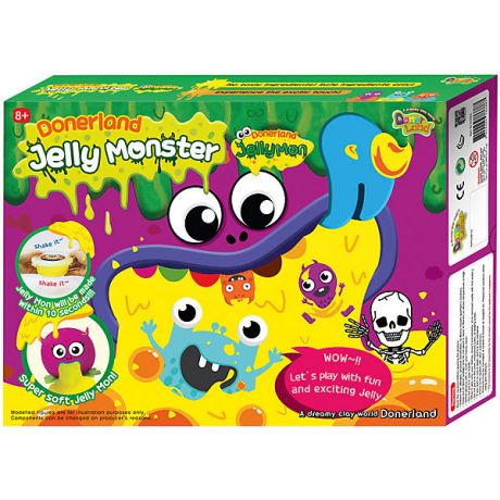 Donerland Набор для создания жвачки для рук Donerland "Jelly Monster" S-Jellymon