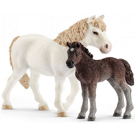 Schleich Коллекционные фигурки Schleich "Лошади" Кобыла пони и жеребенок