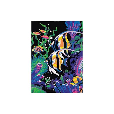 Color KIT Картина по номерам Color KIT "Цветные рыбки", 30х40 см