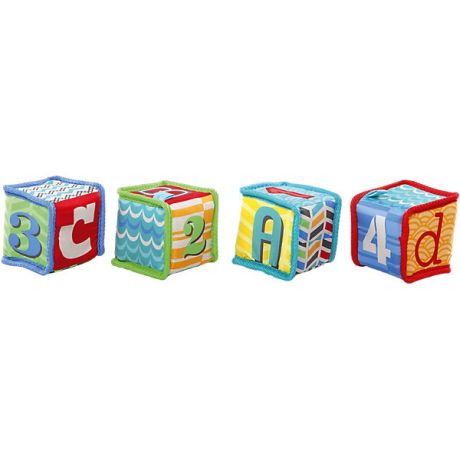 Kids II Мягкие кубики Bright Starts "Весёлая учёба"