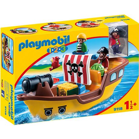 PLAYMOBIL® Конструктор Playmobil Пиратский корабль, 5 деталей