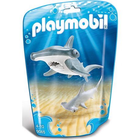 PLAYMOBIL® Игровой набор Playmobil Молотоголовая акула с детенышем, 2 детали