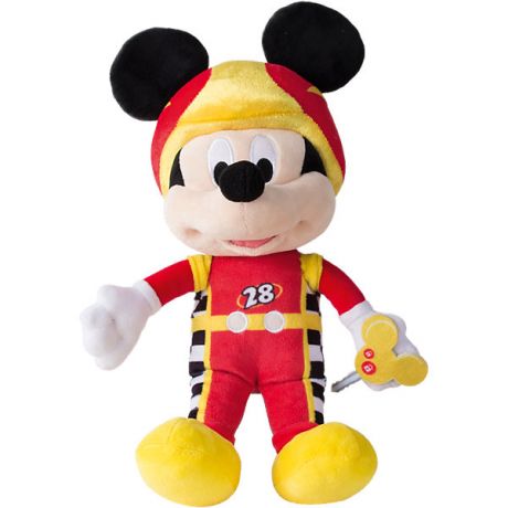 IMC Toys Disney Мягкая игрушка "Микки и весёлые гонки: Микки Маус" (34 см, звук, музыка)