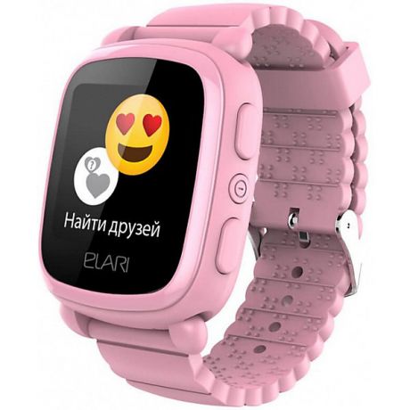 Elari Часы-телефон Elari Kidphone 2, розовые