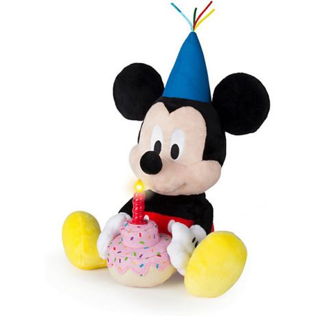 IMC Toys Интерактивная мягкая игрушка IMC toys "Disney Mickey Mouse" Микки и весёлые гонки: День рождения Микки