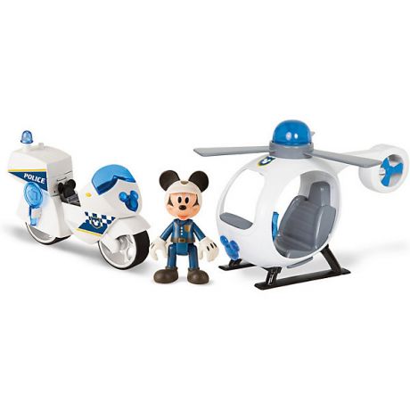 IMC Toys Игровой набор IMC toys "Disney Mickey Mouse" Микки и весёлые гонки: Полицейский транспорт