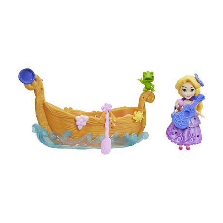 Hasbro Игровой набор с мини-куклой Disney Princess "Маленькое королевство" Рапунцель и лодка