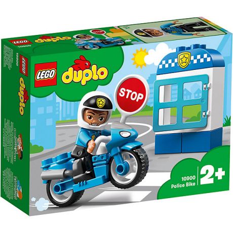 LEGO Конструктор LEGO Duplo "Полицейский мотоцикл", арт 10900