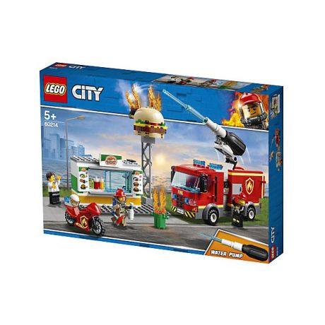 LEGO Конструктор LEGO City Fire 60214: Пожар в бургер-кафе