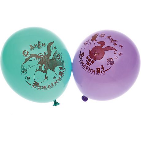 Belbal Воздушные шары Belbal с рисунком "День рождения, Винни-Пух" 50 шт