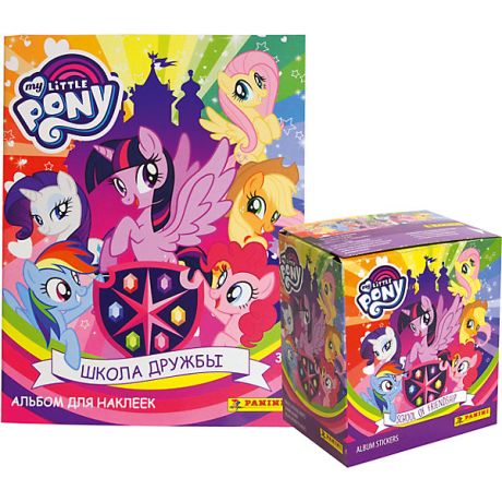 Panini Альбом My Little Pony 2019+Бокс с наклейками (50 пакетиков в боксе)