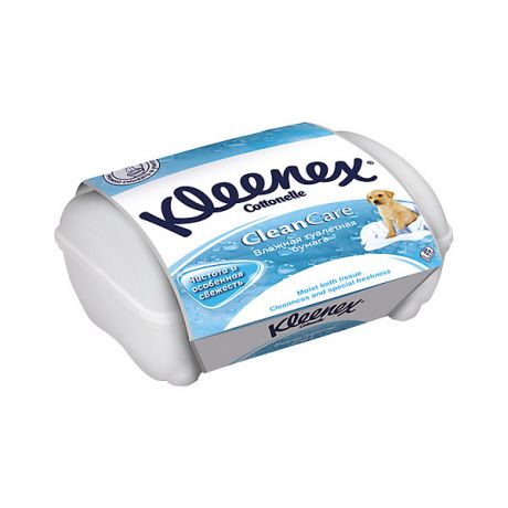 Kleenex Влажная туалетная бумага Kleenex, коробка 42 штуки