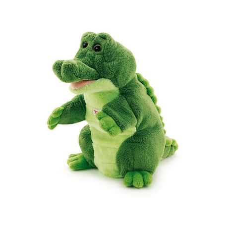 Trudi Мягкая игрушка на руку Крокодил, 25 см, Trudi