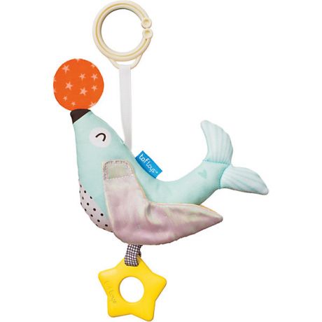 TAF TOYS Развивающая игрушка-подвеска Taf Toys "Морской котик" с прорезывателем