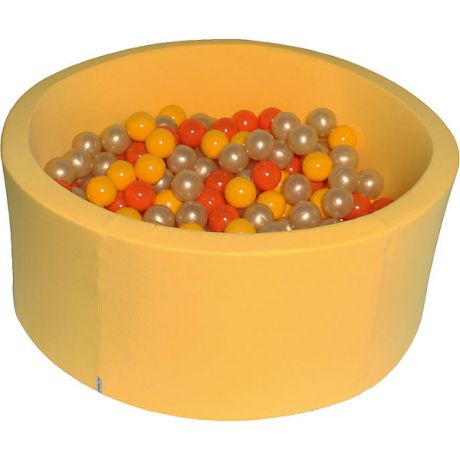 Hotenok Сухой бассейн Hotenok “Желтое золото” 40 см, 200 шариков